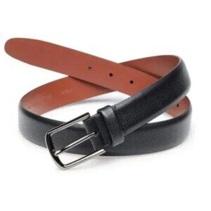 Cubavera Genuine Leather Belt in Black Size 36 NWT $45